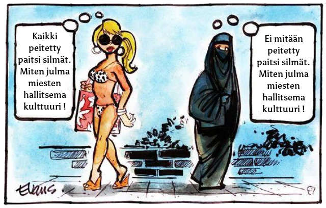 nainen islam länsi